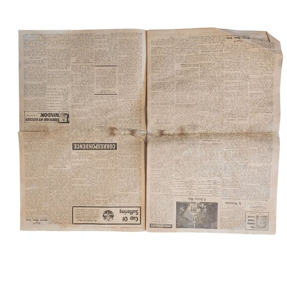 Vintage February 1955 Mennonite Weekly Review Newspaper Newton Kansas Religious - Picture 9 of 10